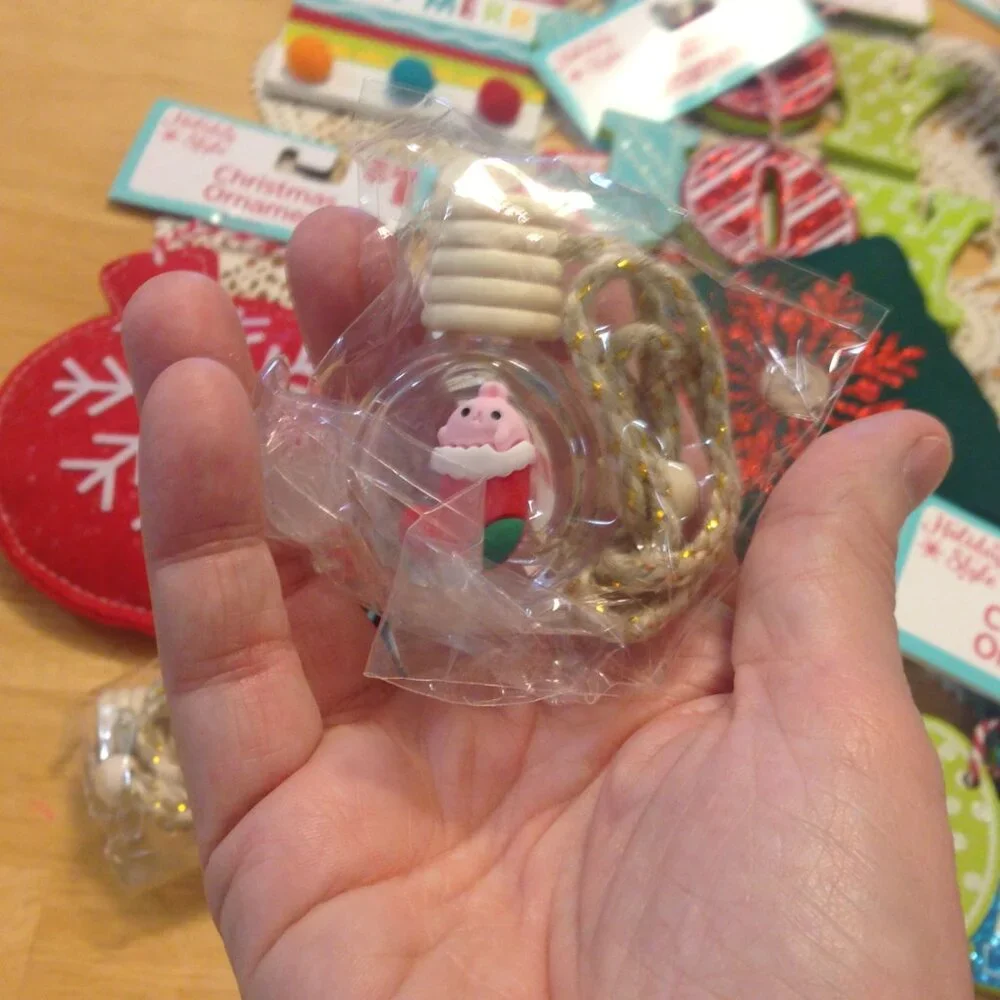 Christmas Ornaments bundle, cherry and bright